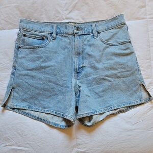 Abercrombie & Fitch Light Wash Denim Shorts